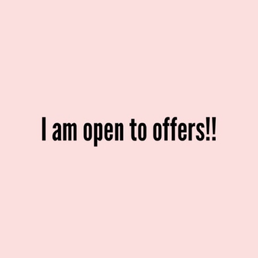 Offers/Negotiations are welcome!!